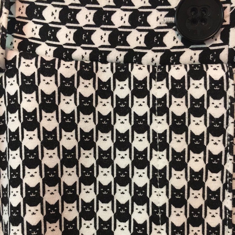 Betabrand Catstooth Chinos (Small Petite)